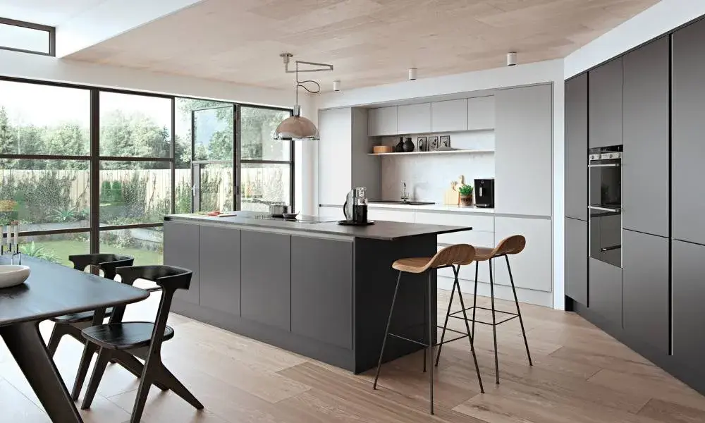 Handleless Kitchens Plymouth - Zola Soft Matte - The Plymouth Kitchen Company