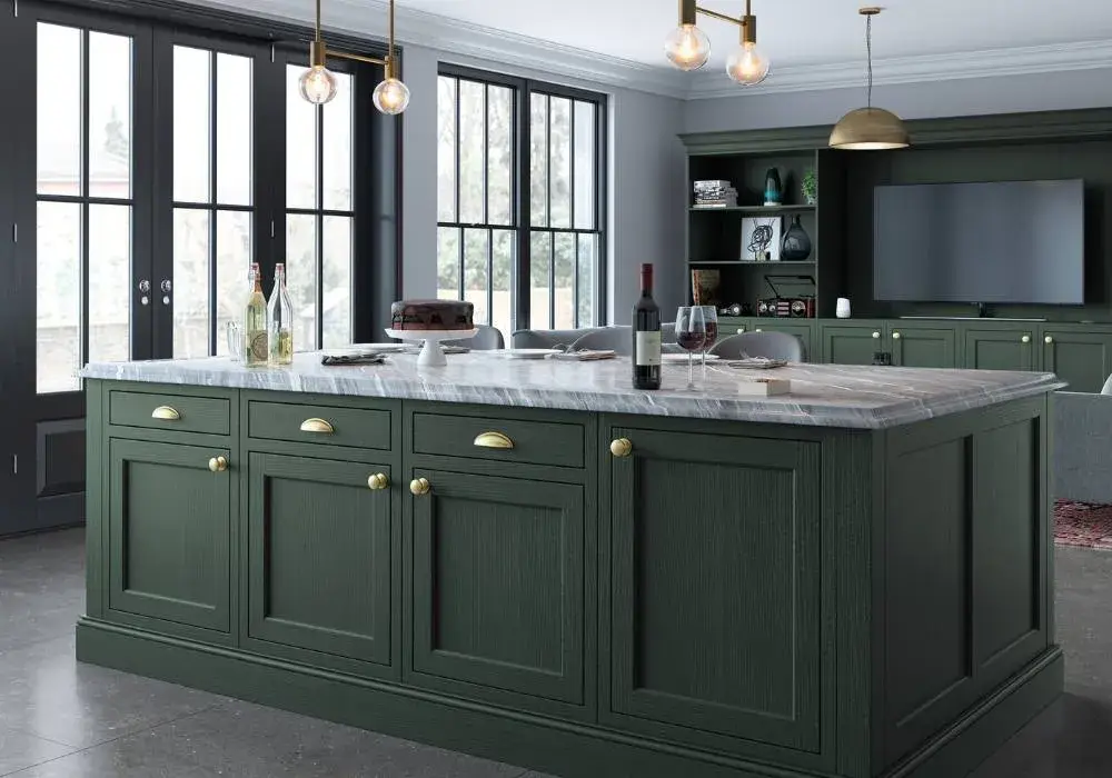 Traditional Kitchens Plymouth - Green Kitchen - The Plymouth Kitchen Company