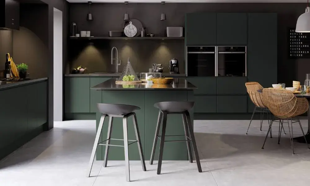 Handleless Kitchens Plymouth - Strada Matte - The Plymouth Kitchen Company