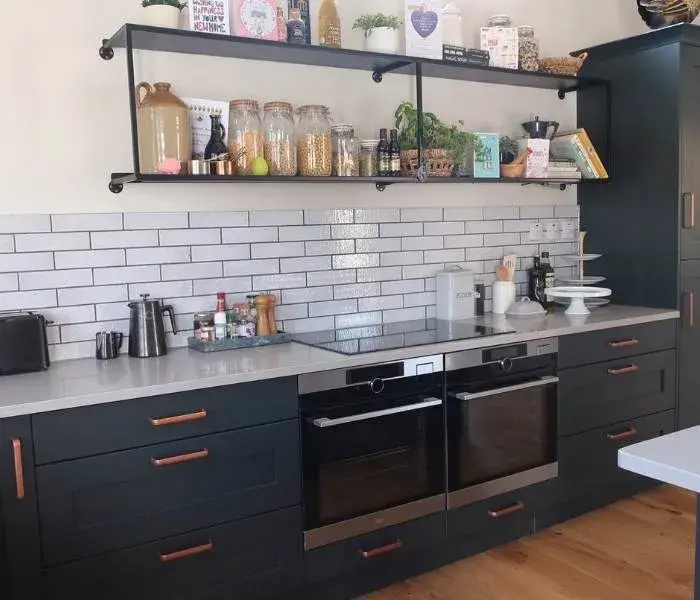 Kitchen Gallery – Tiled Backsplash – The Plymouth Kitchen Company Kitchen Gallery - Tiled Backsplash - The Plymouth Kitchen Company